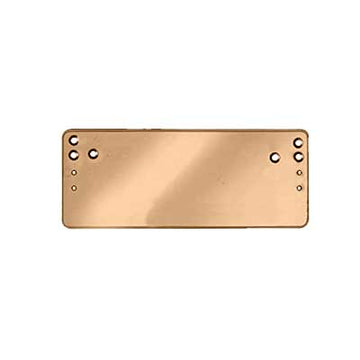 Sargent 281D-EP Drop Plate, 281 Series Door Closer Mounting Plate -Sprayed Aluminum Bronze